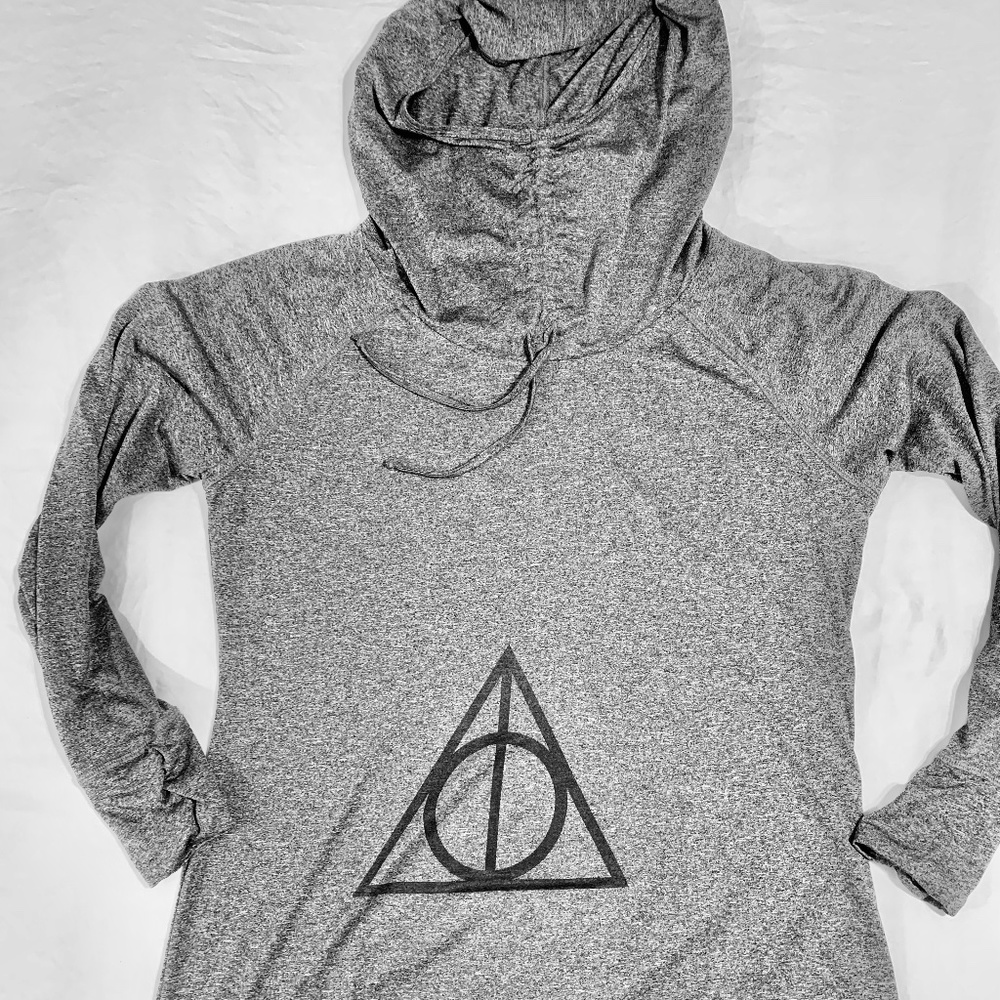 Champion Loose Hooded Pullover Deathly Hallows